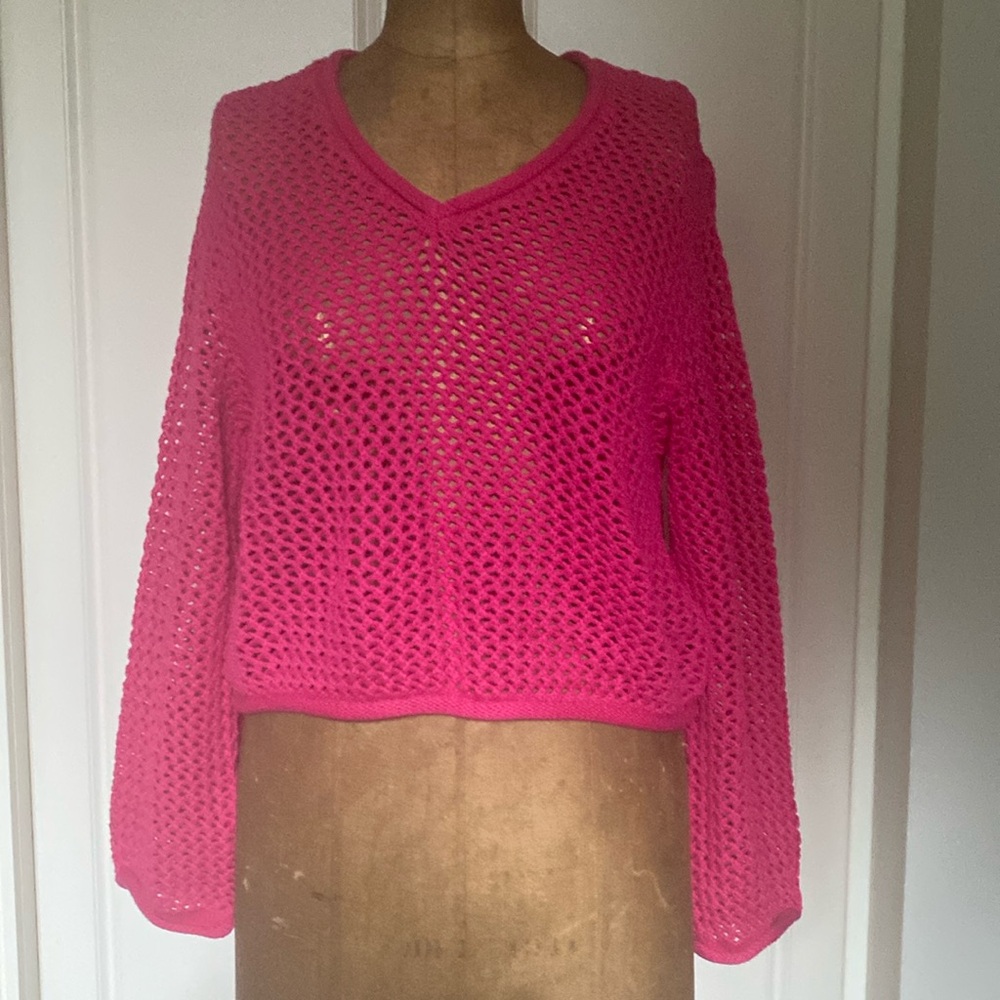 NOISY MAY CROCHET  SWEATER Size S .